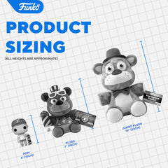 Funko Sun plush close-up fabric texture and quality stitching.