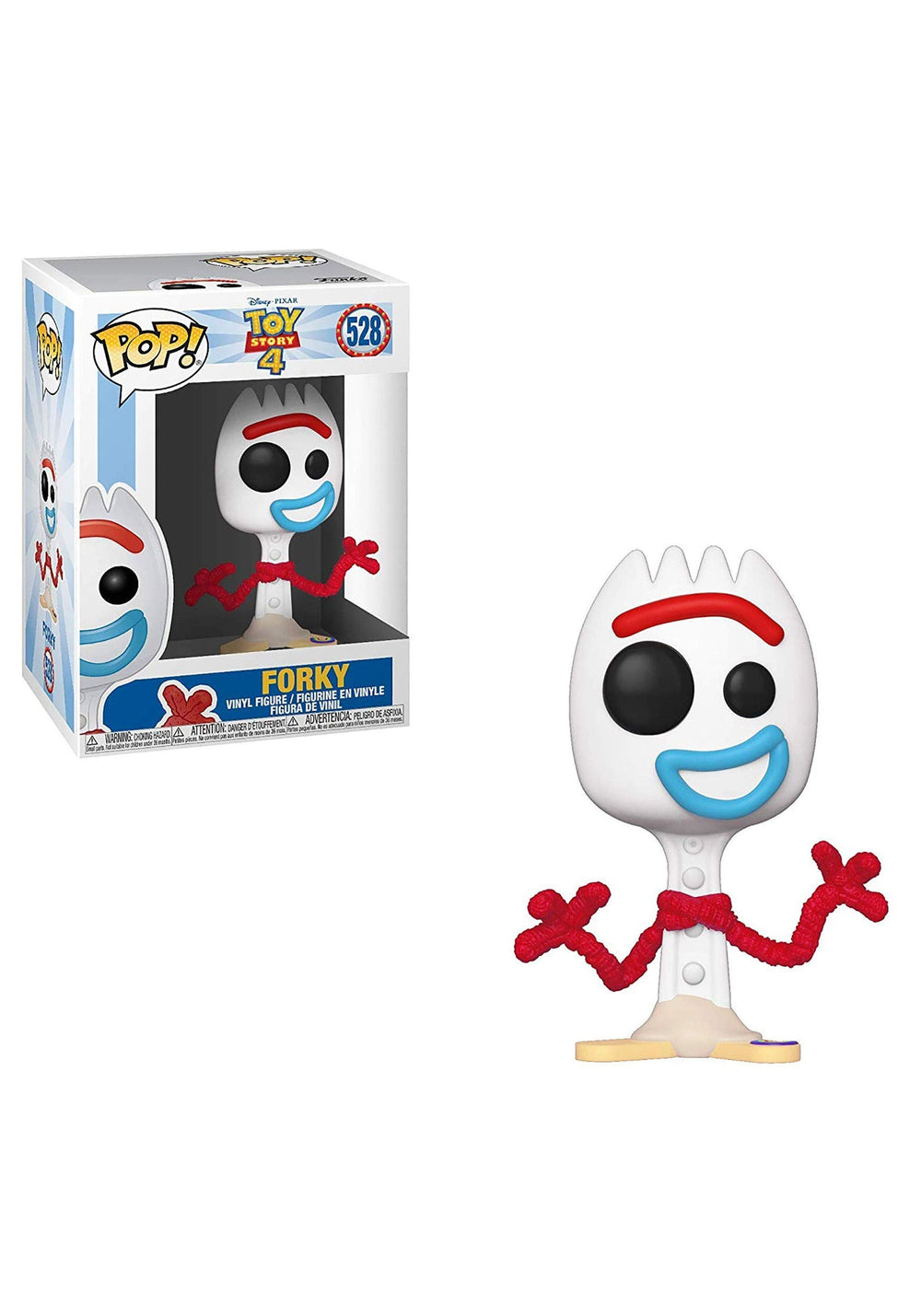 Funko Toy Story 4 Forky multicolor vinyl figure, ideal for display and collection.