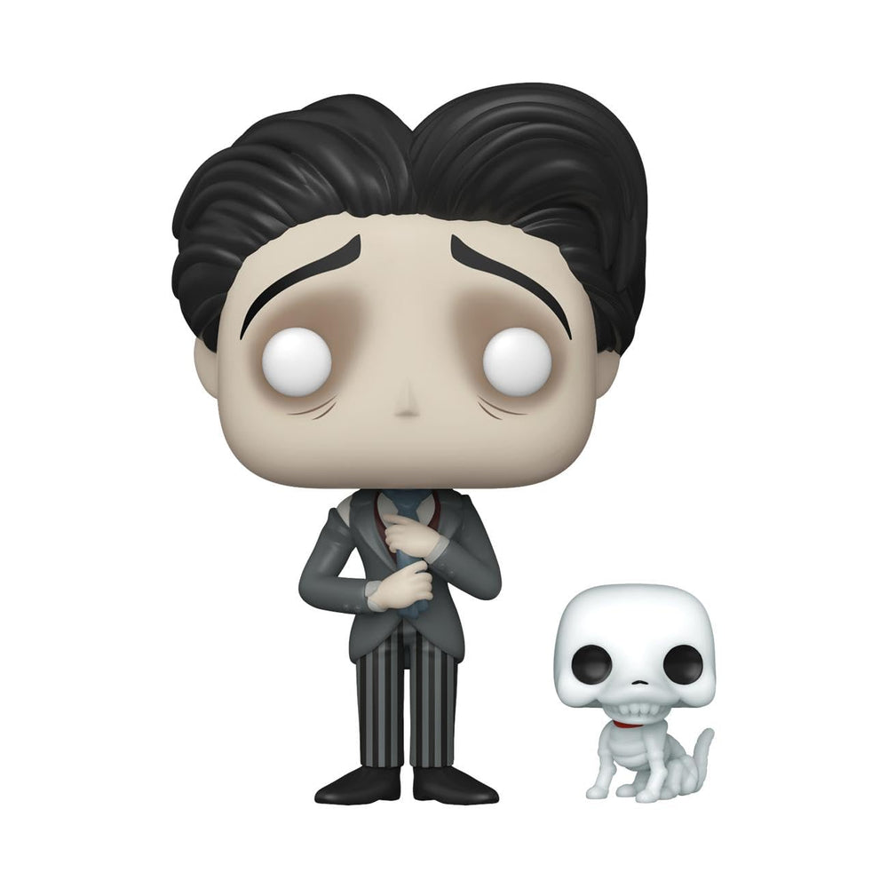 Funko Victor Van Dort Scraps Pop vinyl ideal for desk or shelf tribute