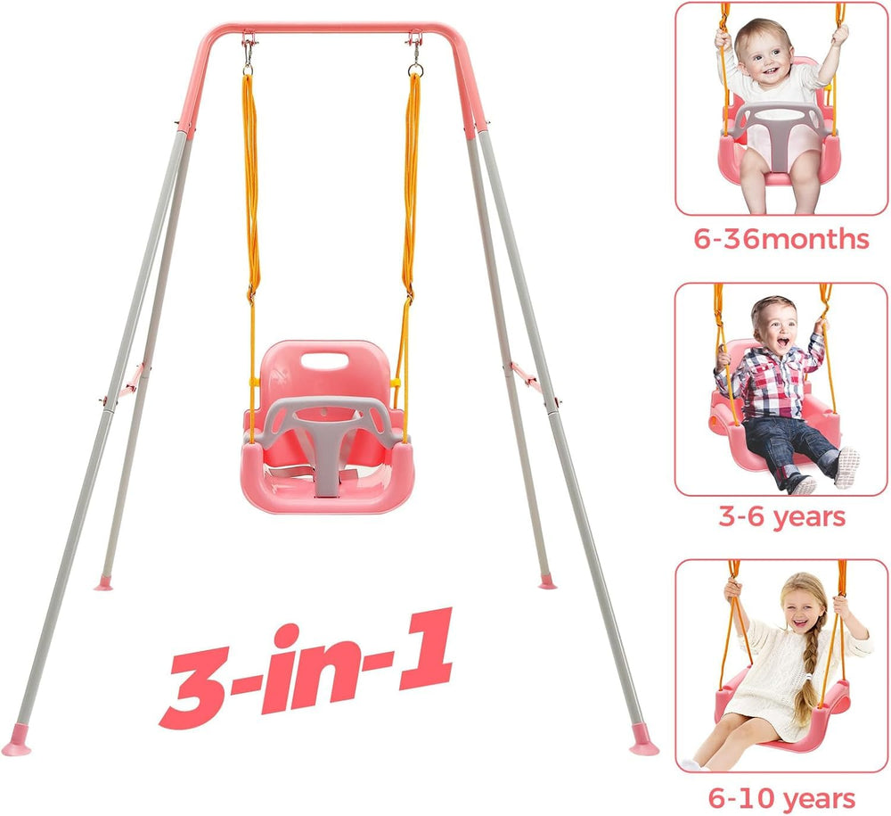 FUNLIO 3-in-1 swing setup adapts for multiple ages and spaces
