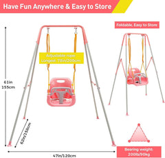 FUNLIO toddler swing for indoor or outdoor versatile play