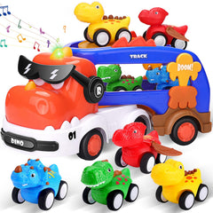 FunMission 5-in-1 dinosaur truck front view sparks imaginative play and fine motor skills