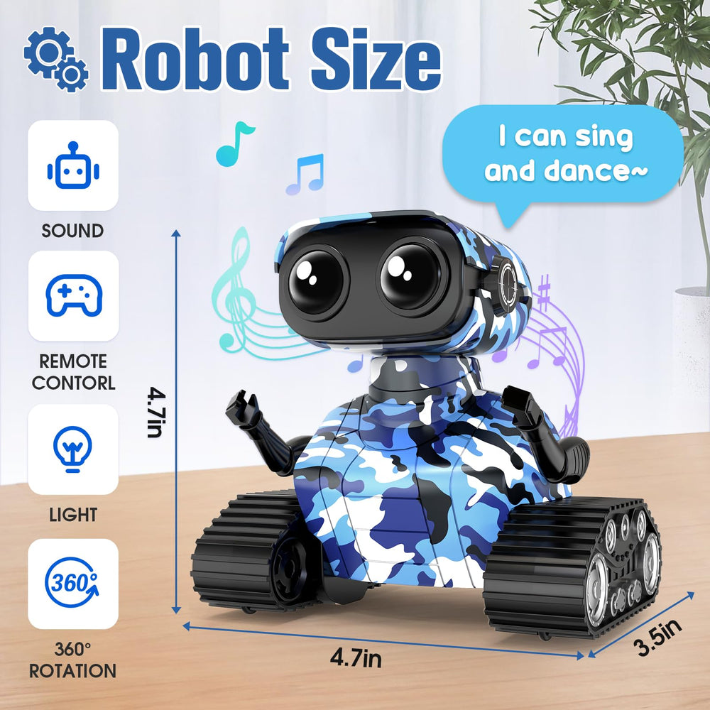 FunMission emo robot with LED eyes for expressive play and interaction