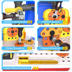 FunMission toddler tool set includes a screwdriver and bolts to spark early engineering ideas.