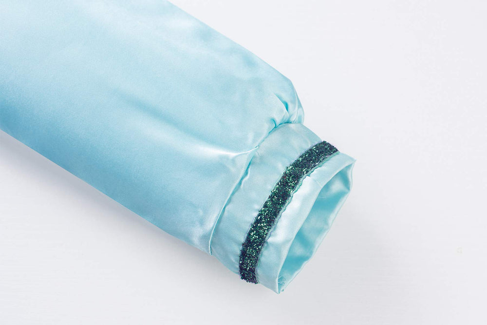 Funna Princess blue gloves plait wig, completes a charming dress-up look.