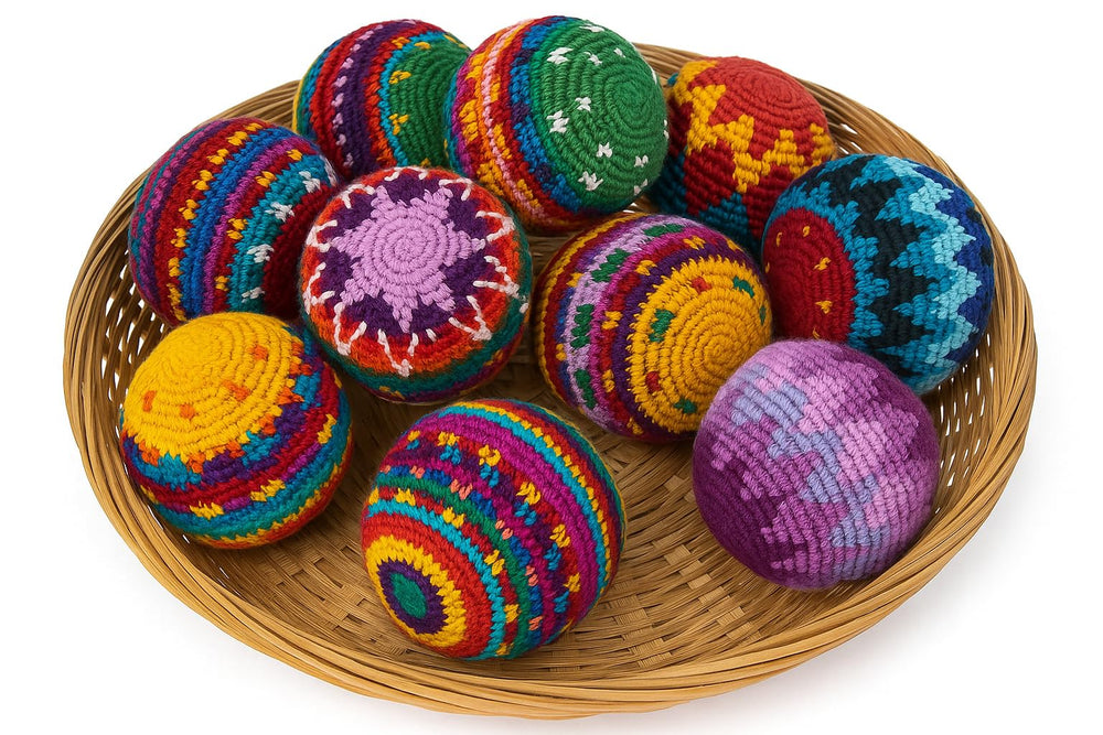 Funny Guy Mugs soft lightweight knit; comfy to toss and catch.