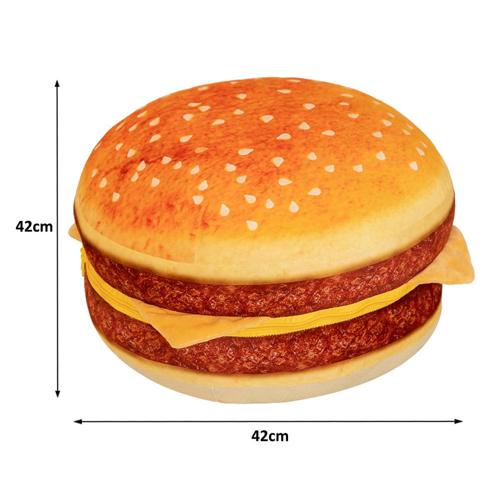 Funnykitten hamburger plush toy adds whimsy to homes and kids spaces.