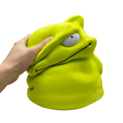 Funnysquee green monster squishy packaging display gift-ready
