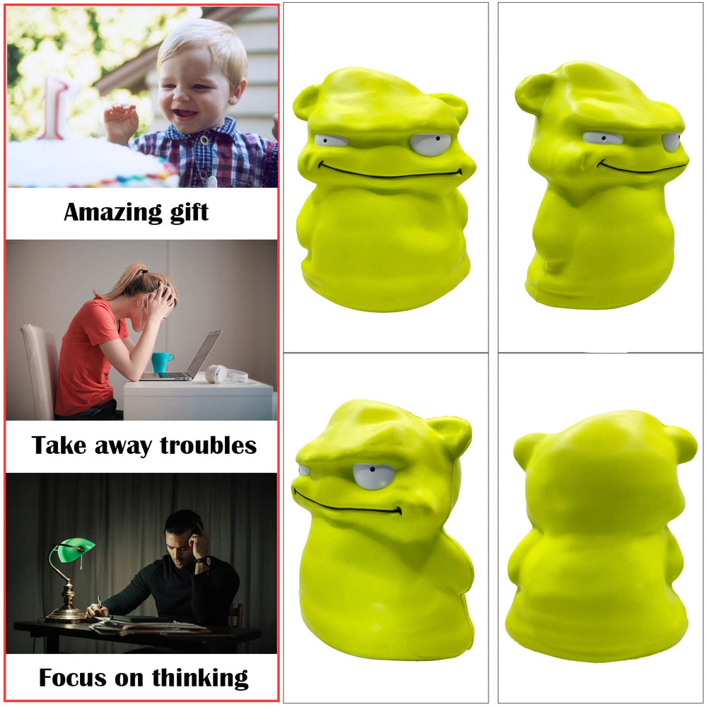 Funnysquee kawaii squishy held by child for calm concentration