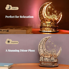 FUNPOLA Moon City 3D puzzle makes a thoughtful home decor gift for adults and kids.