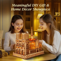 FUNPOLA Notre Dame assembly pieces guide a satisfying build experience