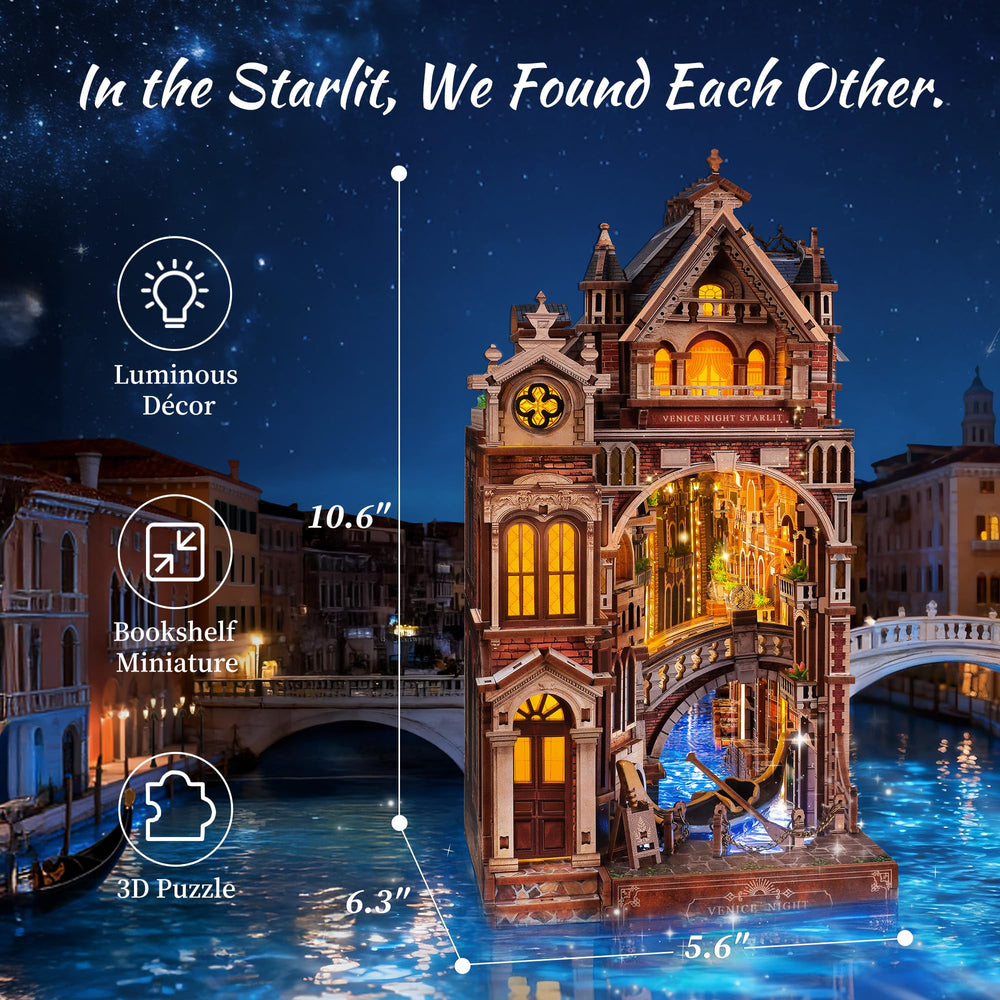 FUNPOLA Venice Night Starlit infinity mirror adding depth and glow