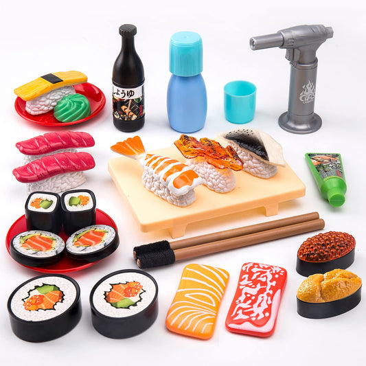 Funpynani sushi set assembly for imaginative play and pretend dining adventures