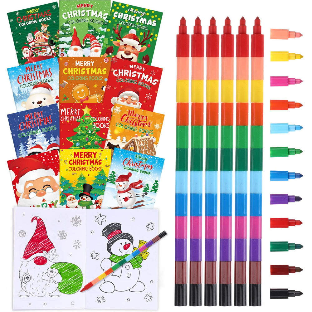 Funrous Christmas coloring books collection for festive art sessions and shared family fun.