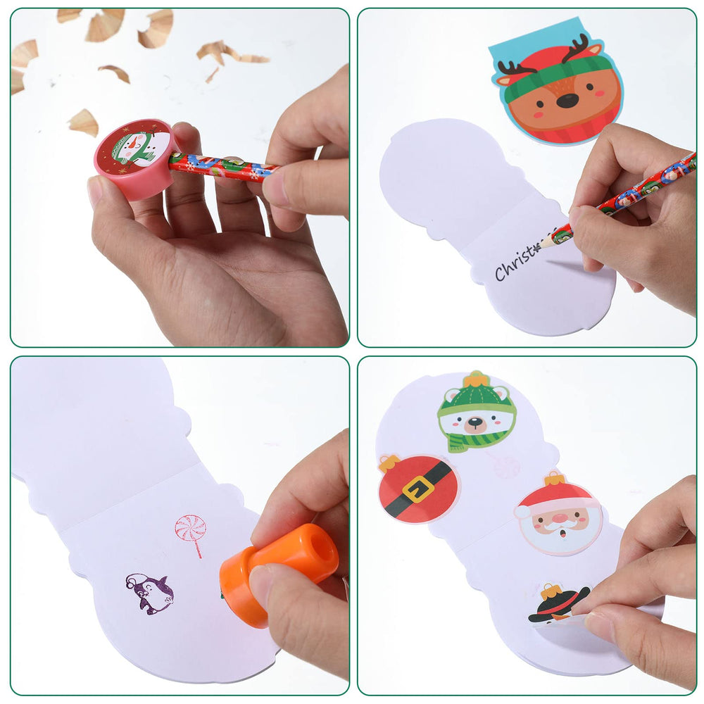 Funrous wooden pencils with cute patterns enhance writing time and drawing fun.