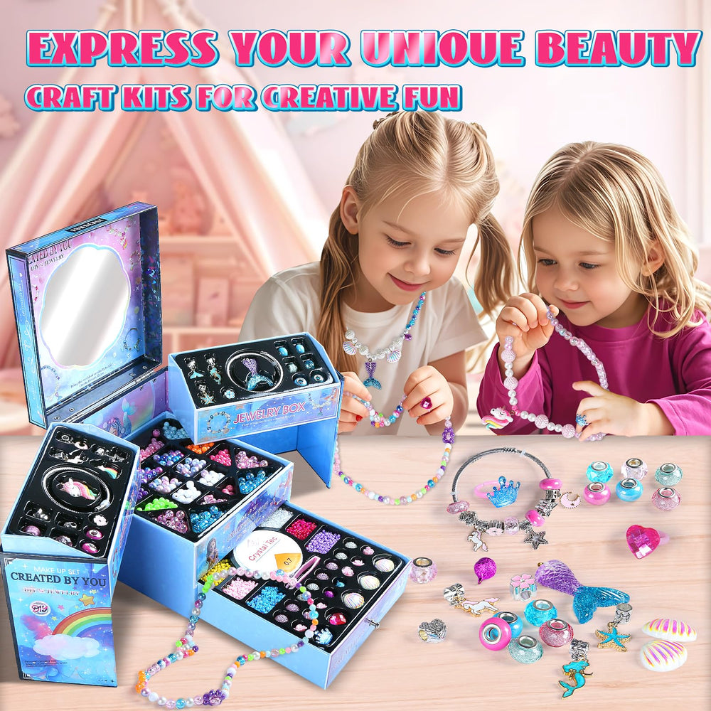 2000 piece bead assortment for bracelets and necklaces