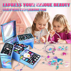2000 piece bead assortment for bracelets and necklaces
