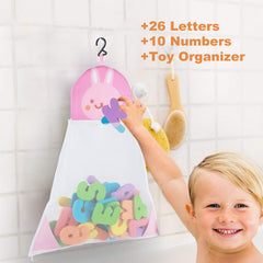 Funsland bath toys stick to wet walls, adding interactive fun during tub time.