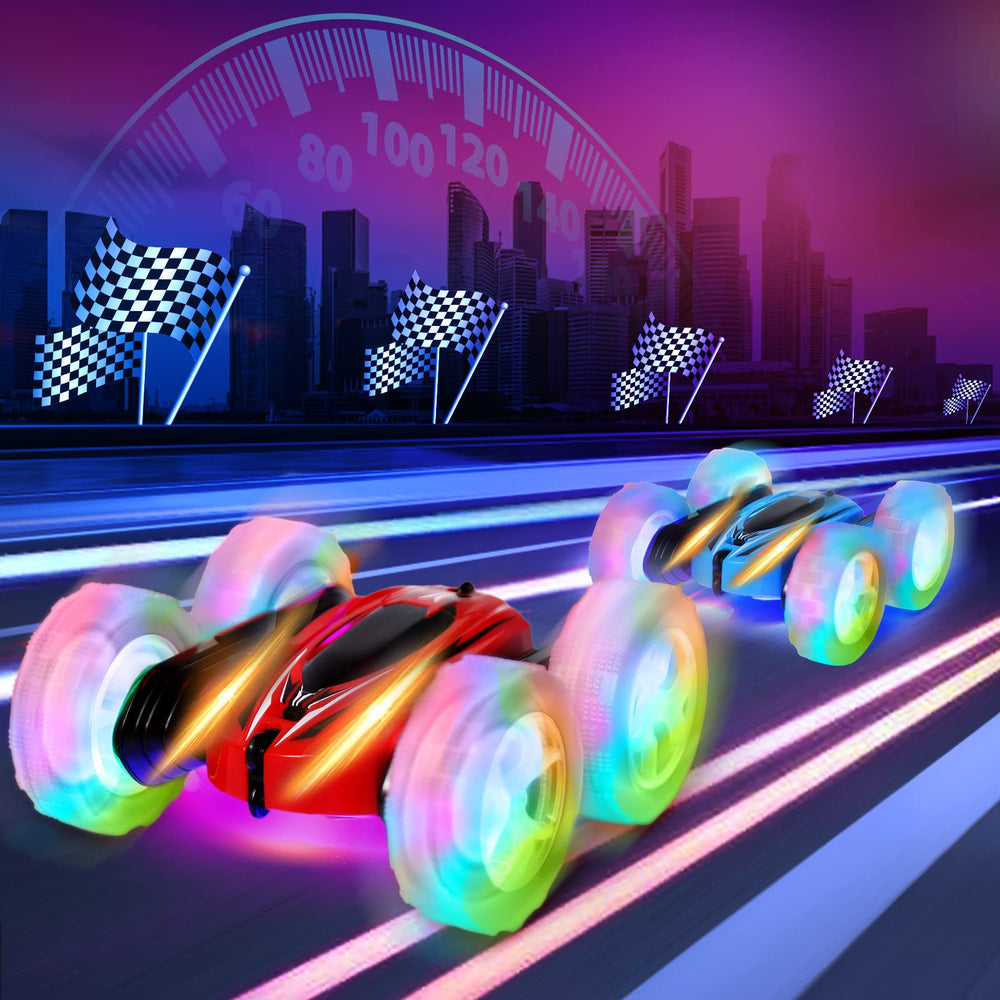 FunsLane RC stunt car 360-degree rotation for creative stunts