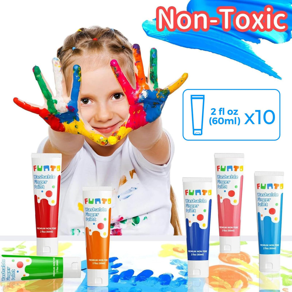 Funto creamy texture close-up highlights smooth sensory paint