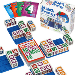 Funwares Match Frenzy travel-compact-case enables easy play on every trip.