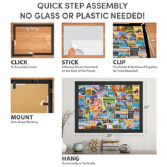 Funwares lightweight frame makes hanging easy in any orientation