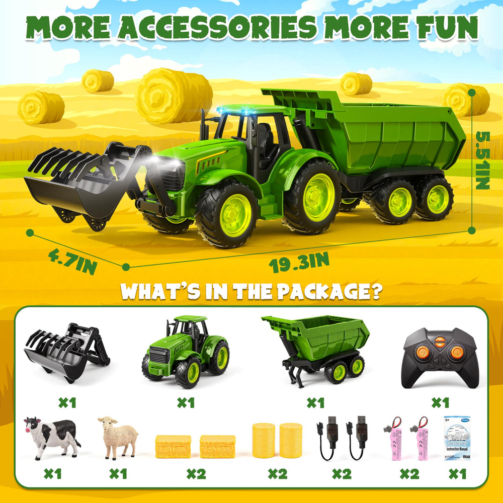 Funwee 2.4GHz remote green; smooth, interference-free control.