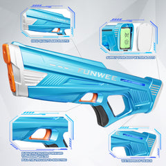 Funwee durable ABS casing delivers safe, soft blasts for kids.