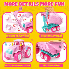 Funwee RC Farm Tractor with sheep and cow supports storytelling adventures.