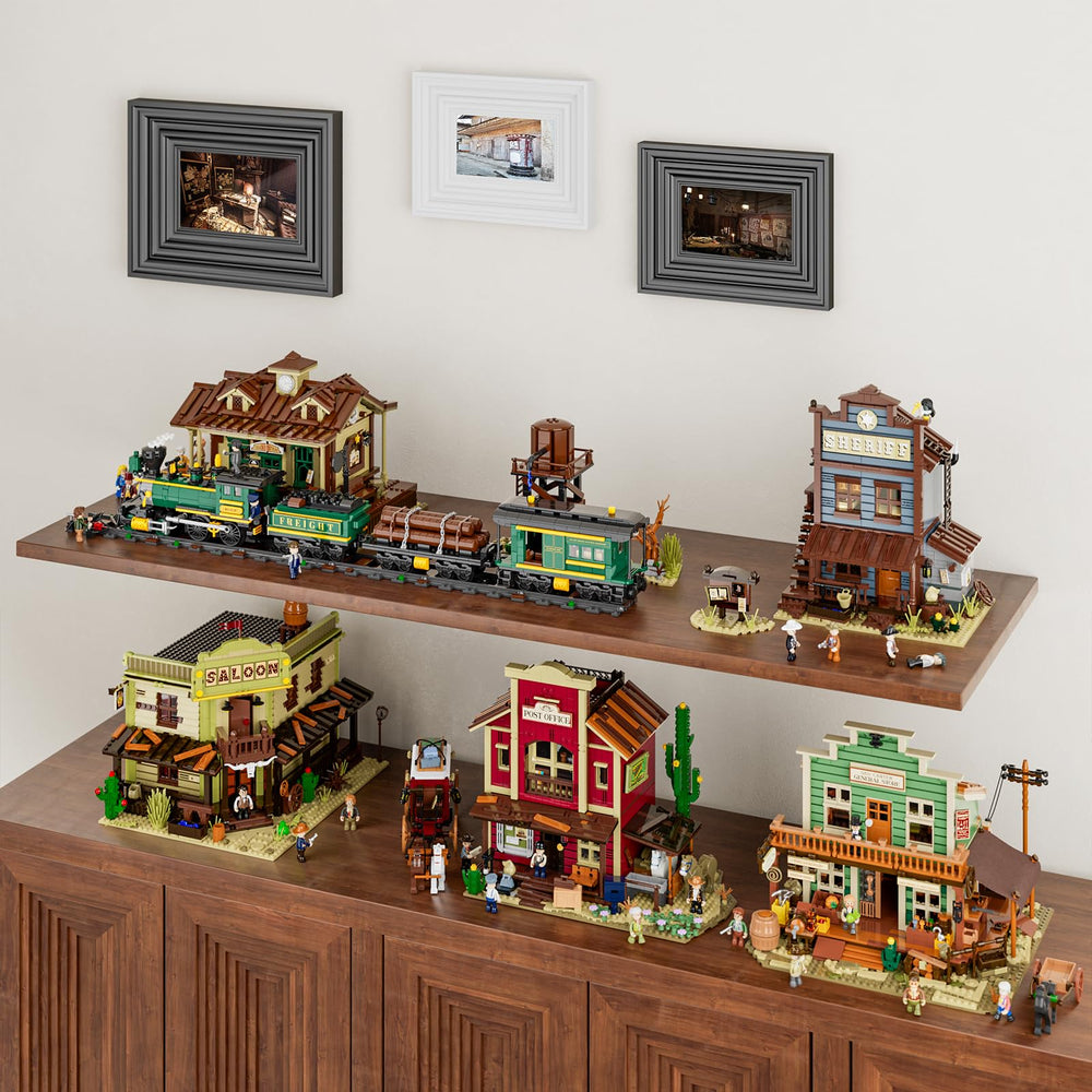 FUNWHOLE Diorama-ready set for a complete Western display.