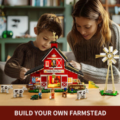FUNWHOLE Farm Cow-Barn movable crane in action for transport