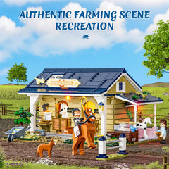 FunWhole farm scene display details showcasing pastoral charm