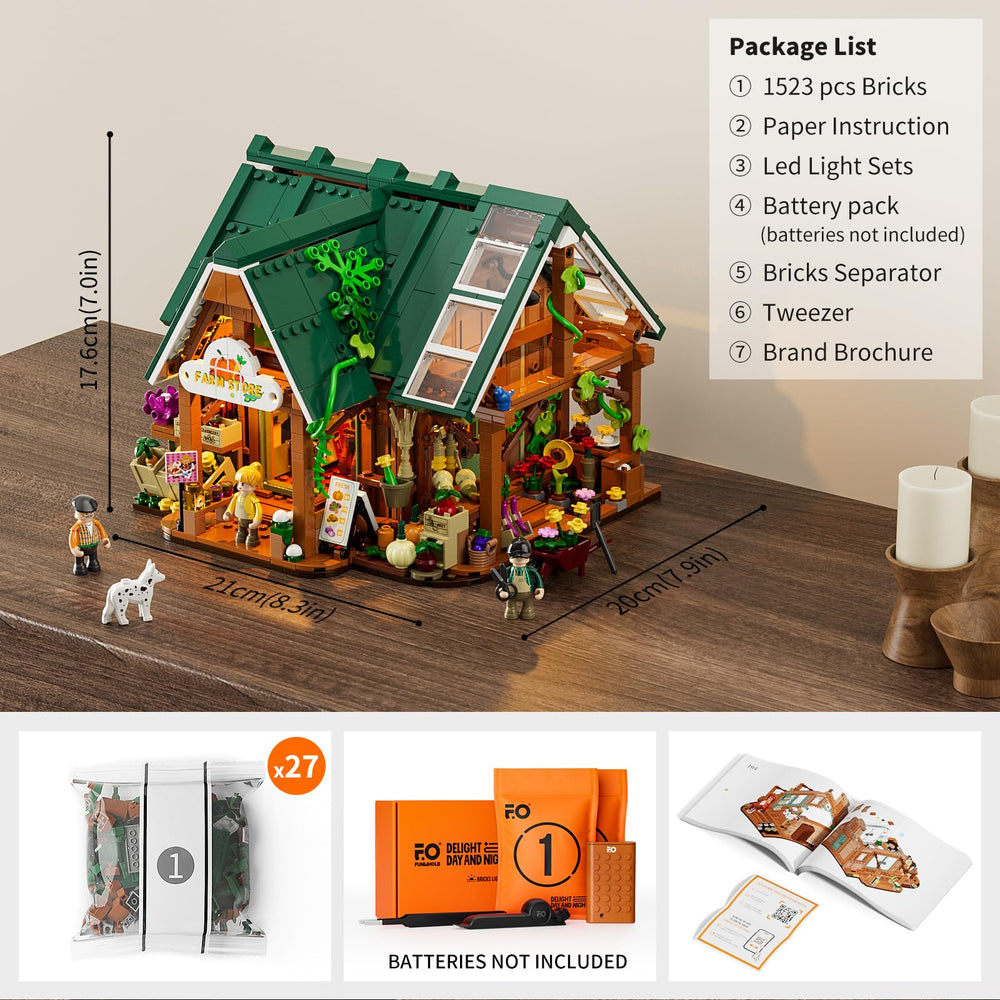 Funwhole Farm-Store fruit and vegetable section highlights seasonal freshness for kids.