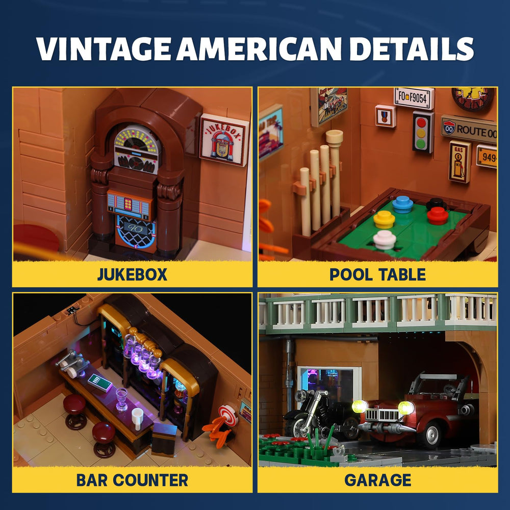 FUNWHOLE glowing liquor cabinet provides ambient details for nostalgic ambiance