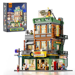 FUNWHOLE Record Store Front View with Street Fusion design for a striking shelf display.