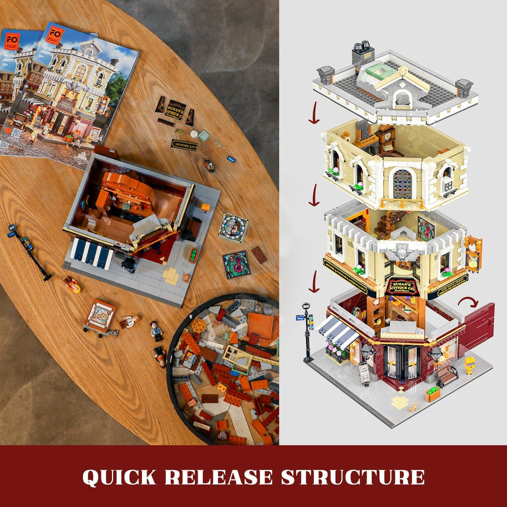 FUNWHOLE stained glass windows lit, adding European town charm
