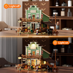 FUNWHOLE Store Interior Detailed Fixtures enables realistic diorama-building and storytelling scenes.
