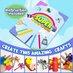 Funzbo assorted pipe cleaners for creative shapes and jewelry ideas