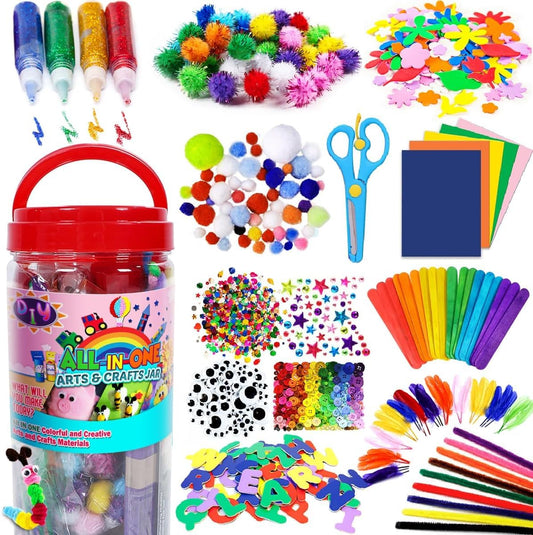 FUNZBO glitter glue sticks for colorful kid crafts and classroom projects