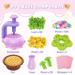 FUNZBO flower base and vase setup sparks decorative creativity at home.