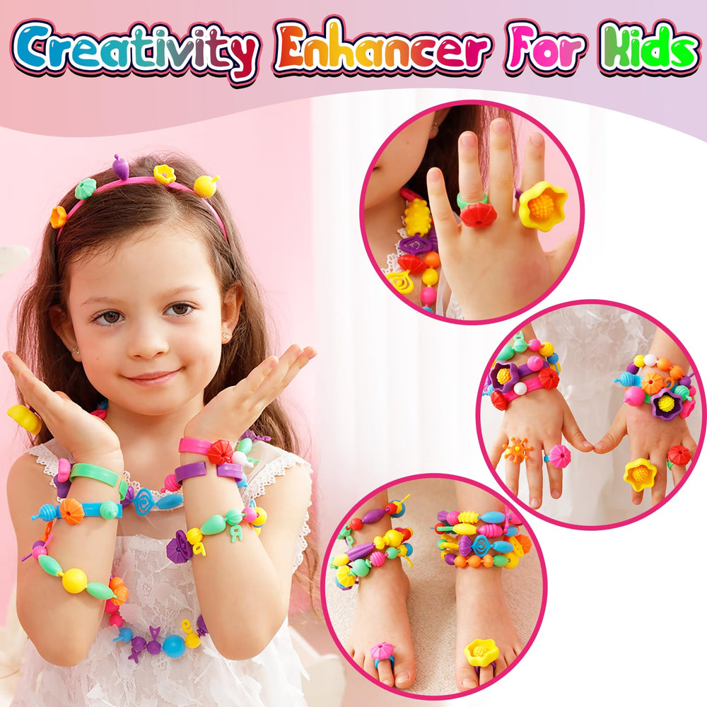 FUNZBO pop beads bracelet design invites easy, hands-on crafting.