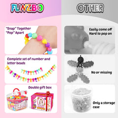 FUNZBO pop beads support fine motor practice and finger dexterity.