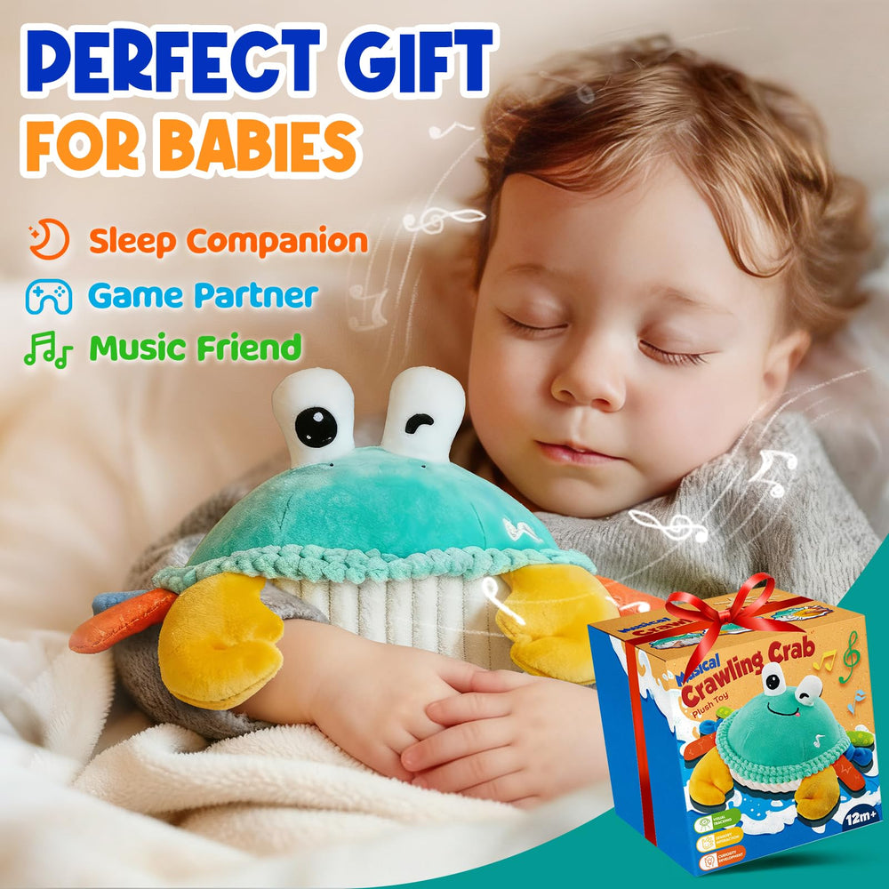 FUNZBO soft plush material offers safe cuddles and comforting touch.