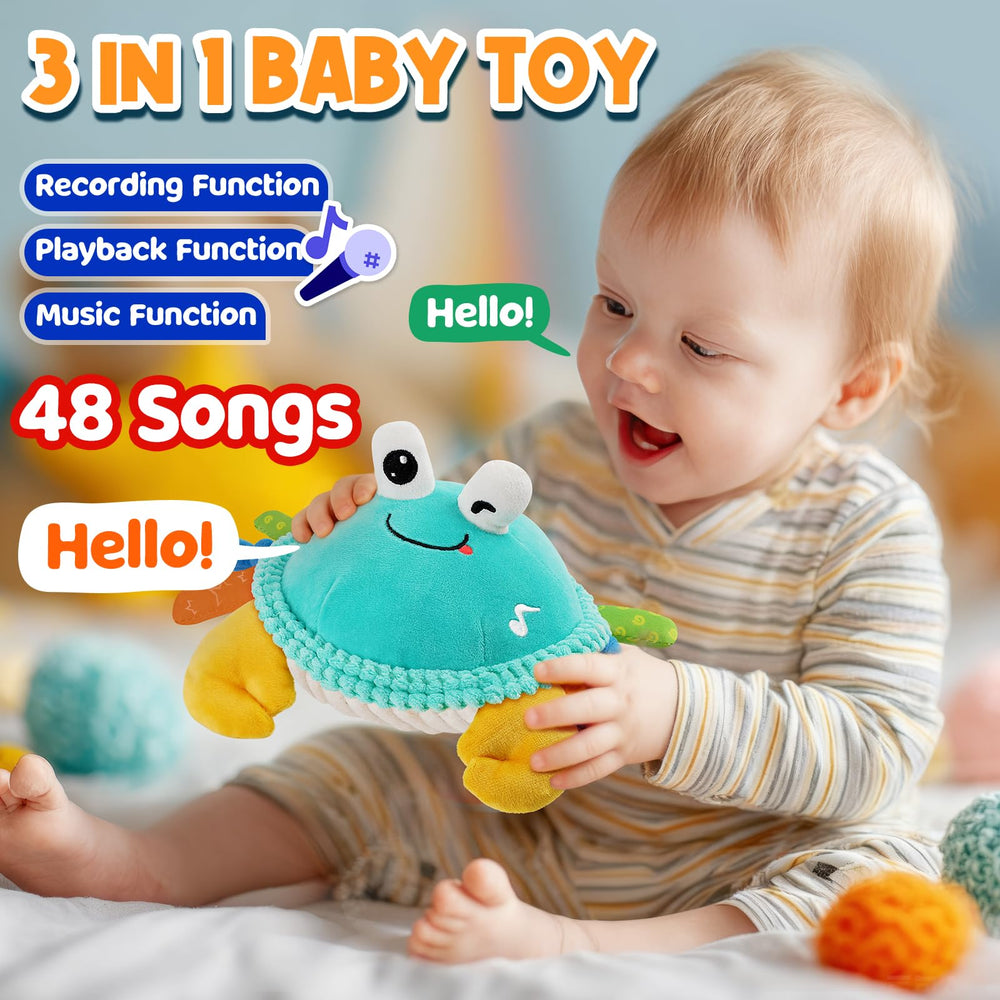 FUNZBO USB-rechargeable toy provides hours of exploration without frequent battery changes.