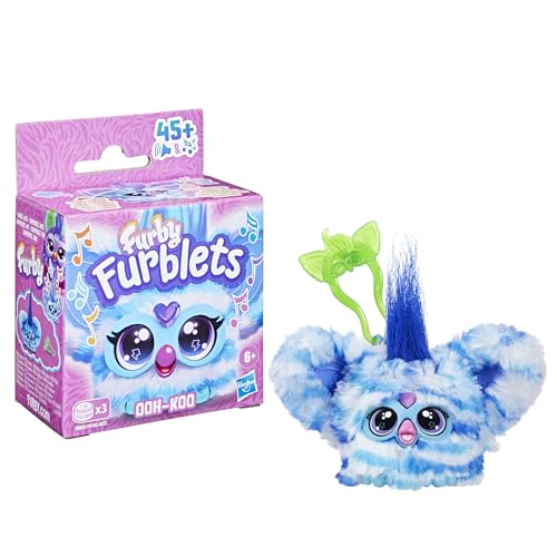 Furby Furblets backpack clip enables on the go play anywhere.