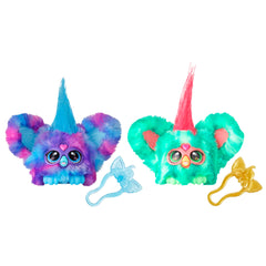 Furby Furblets Luv-Lee backpack clip for on-the-go musical fun