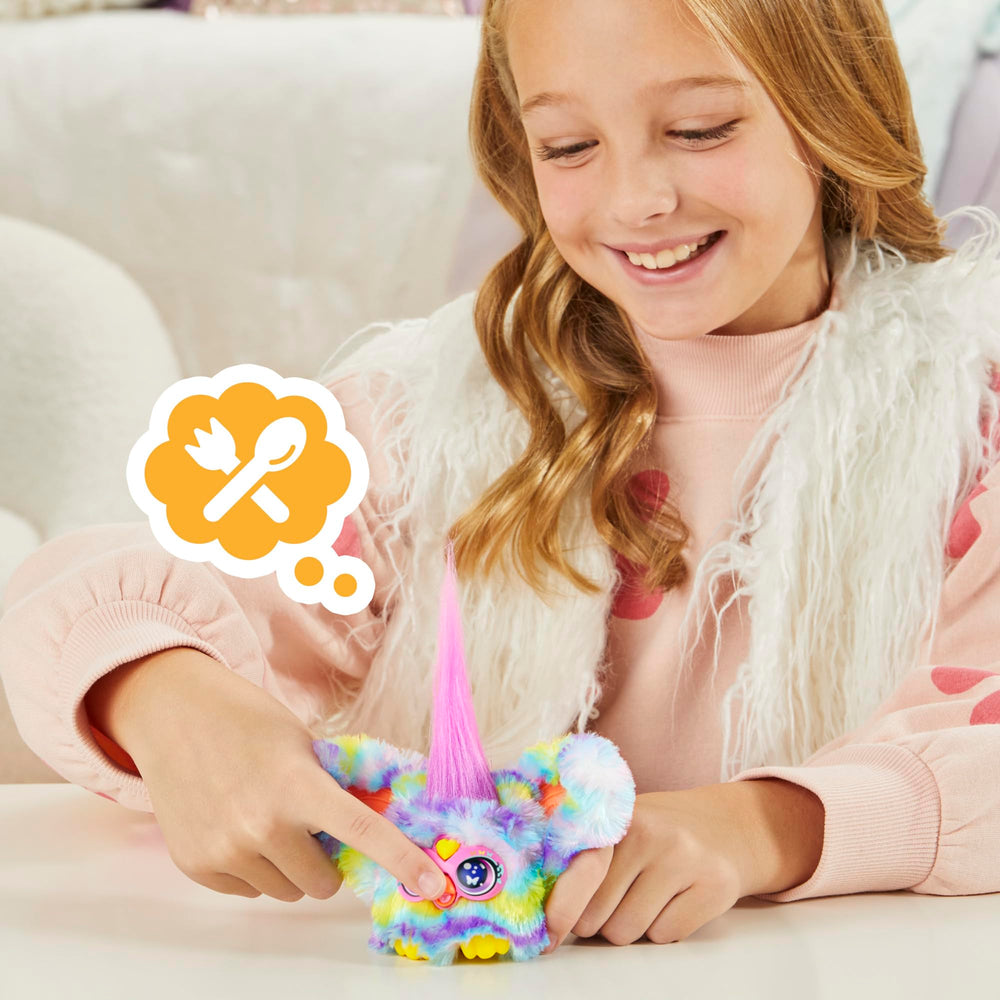 Furby Furblets Swee-Dee heart gem music activation in action