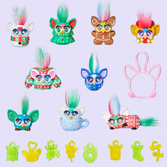 Furby Minis unboxing moment as kids discover treats