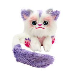 Furlings Aspen plush face close-up showing soft fur and friendly expression for cuddly play