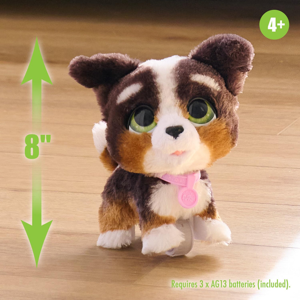 FurReal Bernedoodle walking action demonstrating motion and sound engagement